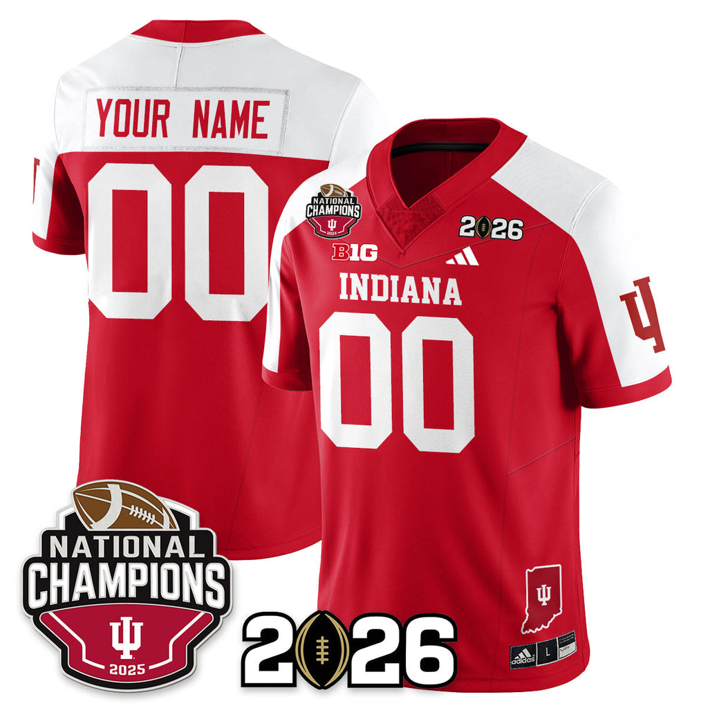 Custom Indiana Hoosiers Vapor Limited Football Jersey V3 - 2025 National Champions