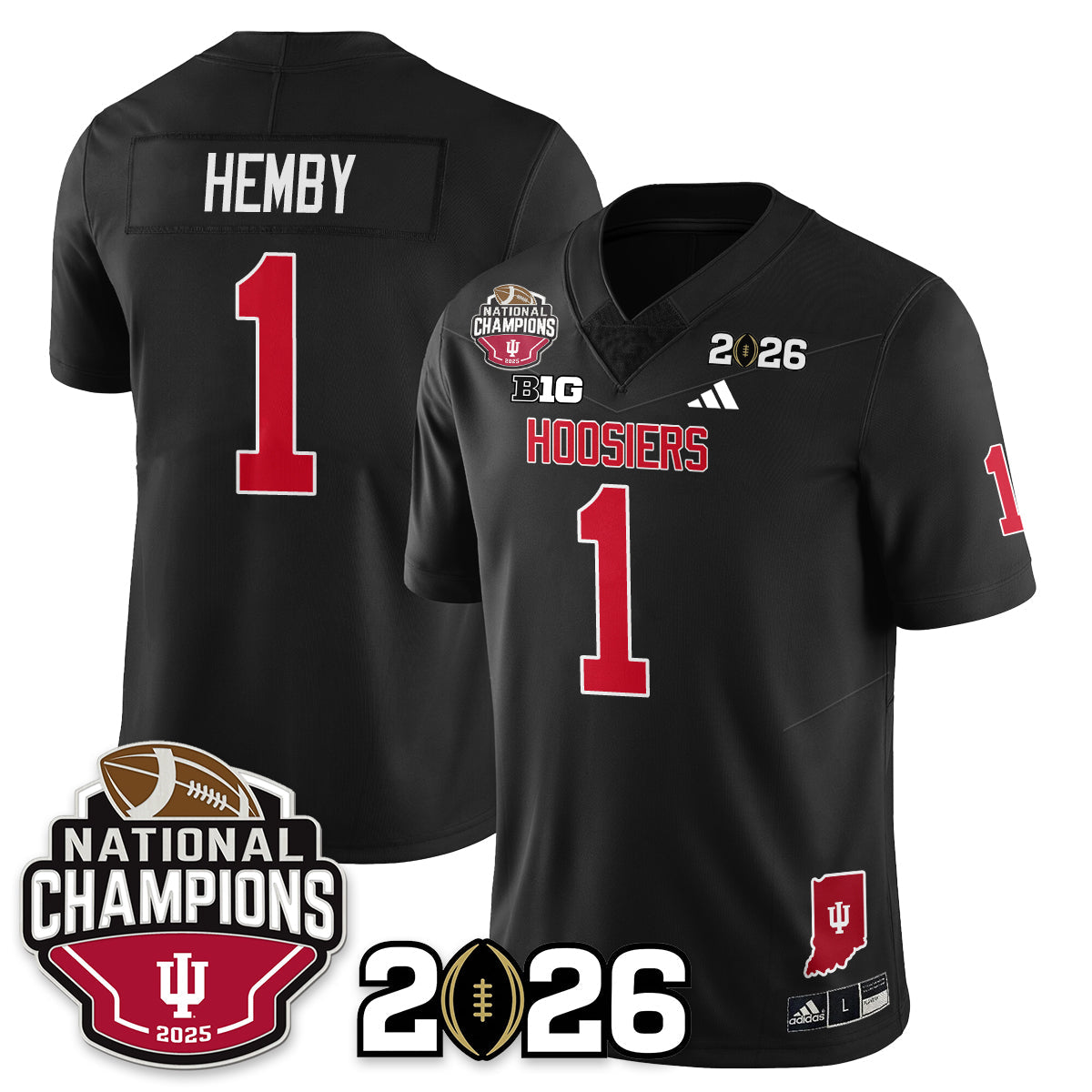 Indiana Hoosiers Vapor Limited Football Jersey V3 - 2025 National Champions
