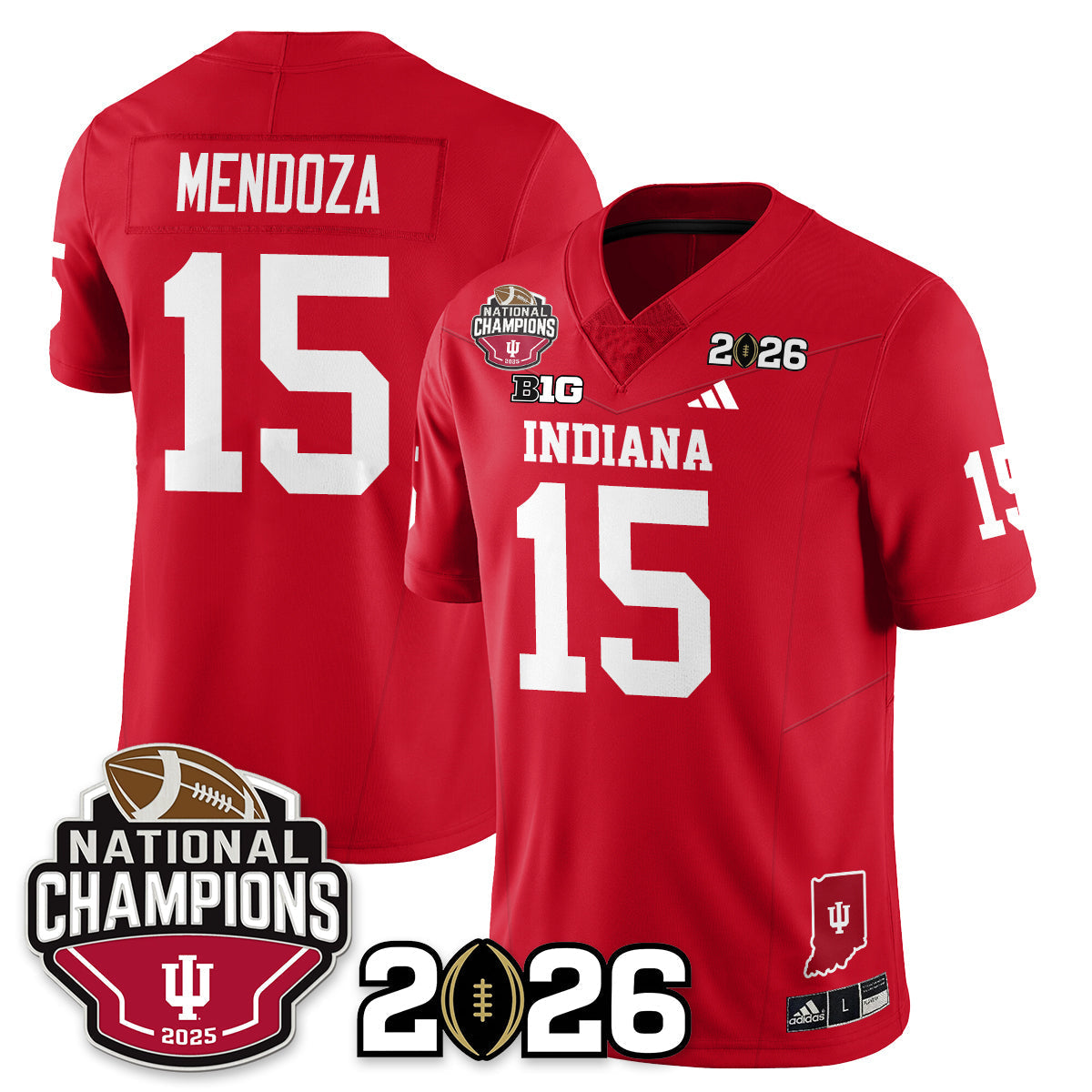 Indiana Hoosiers Vapor Limited Football Jersey V3 - 2025 National Champions