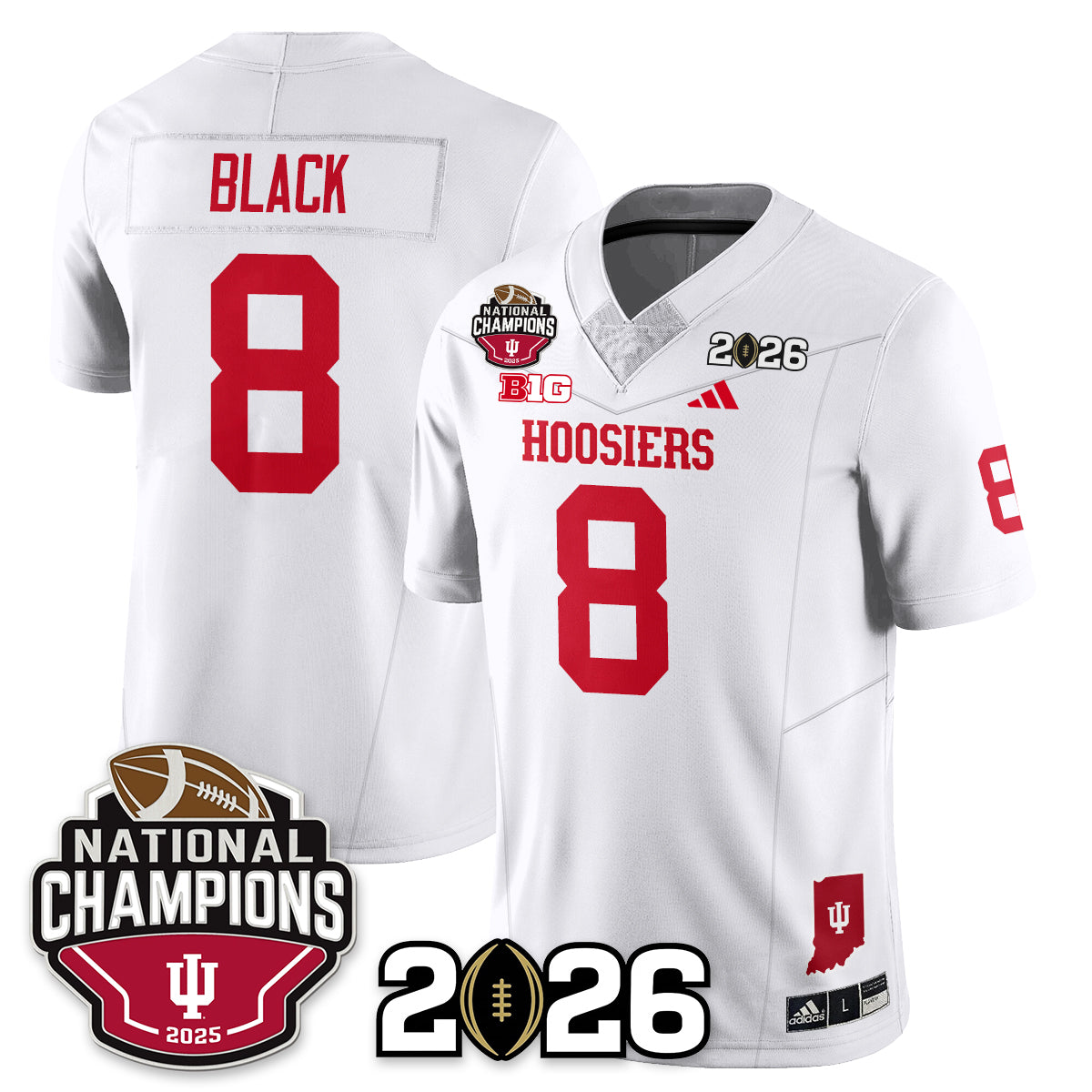 Indiana Hoosiers Vapor Limited Football Jersey V3 - 2025 National Champions