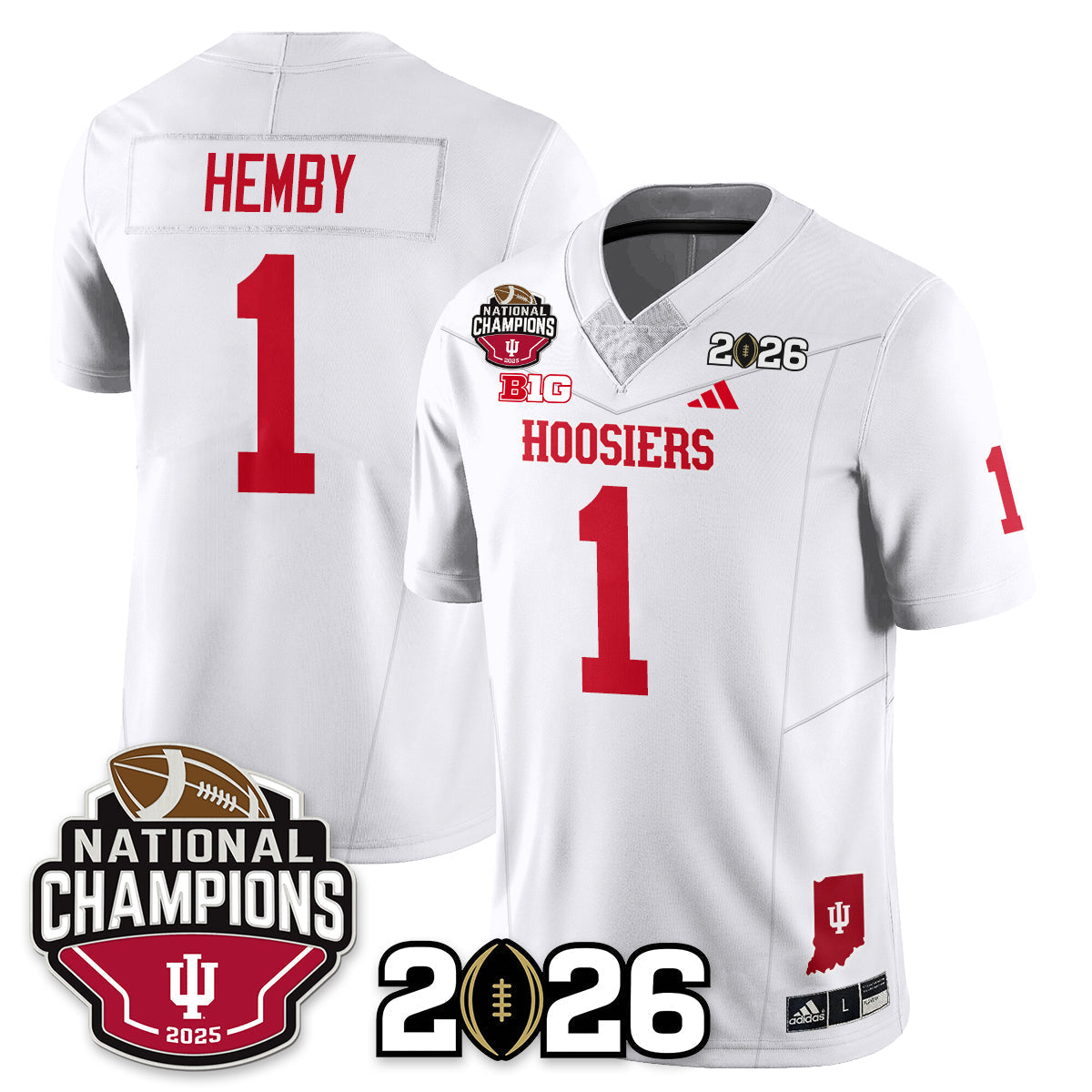 Indiana Hoosiers Vapor Limited Football Jersey V3 - 2025 National Champions