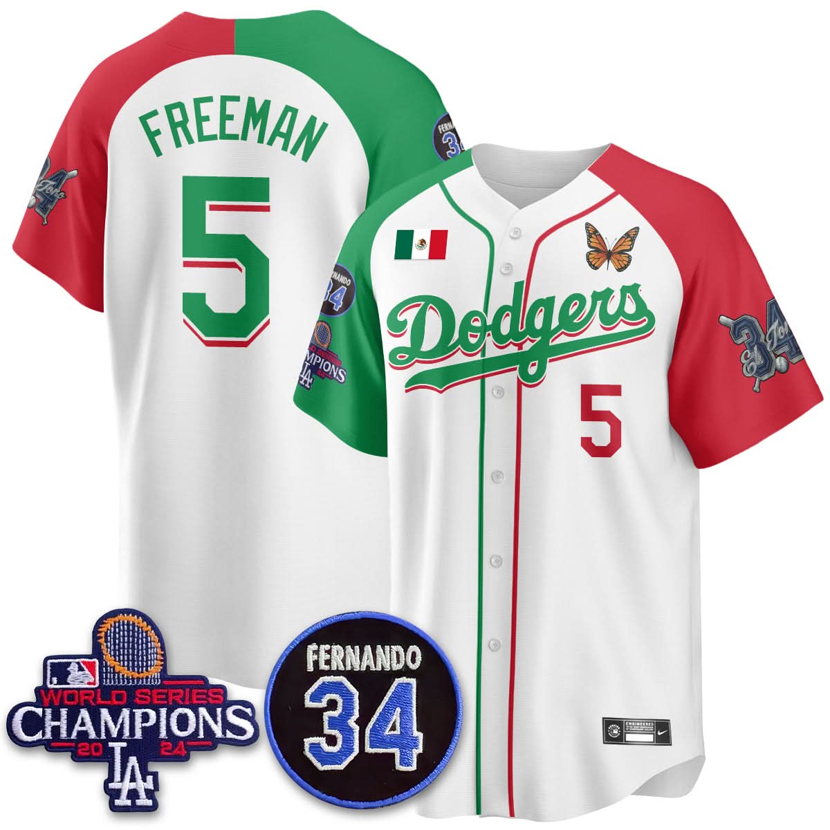 LAD Mexican "For 34" Jersey - Stitched
