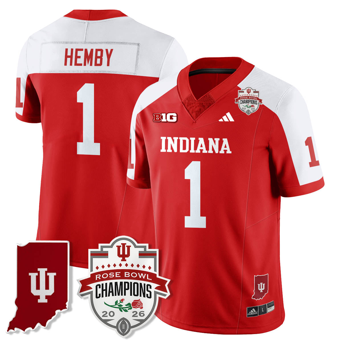 IND Vapor Limited Football Jersey - Rose Bowl Champions