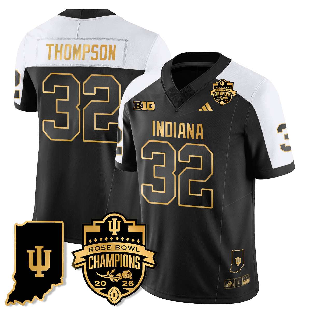 IND Vapor Limited Football Gold Jersey - Rose Bowl Champions