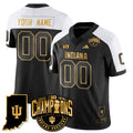 IND Vapor Limited Football Gold Custom Jersey - Big 10 Champions - Stitched