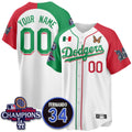 LAD Mexican "For 34" Custom Jersey - Stitched