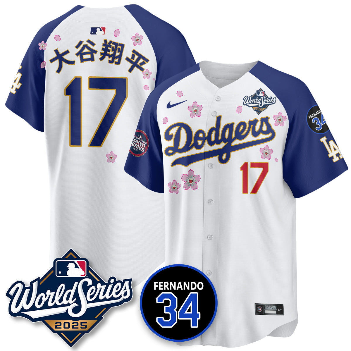 LAD Tokyo Series 2025 NL Champions Jersey - Stitched