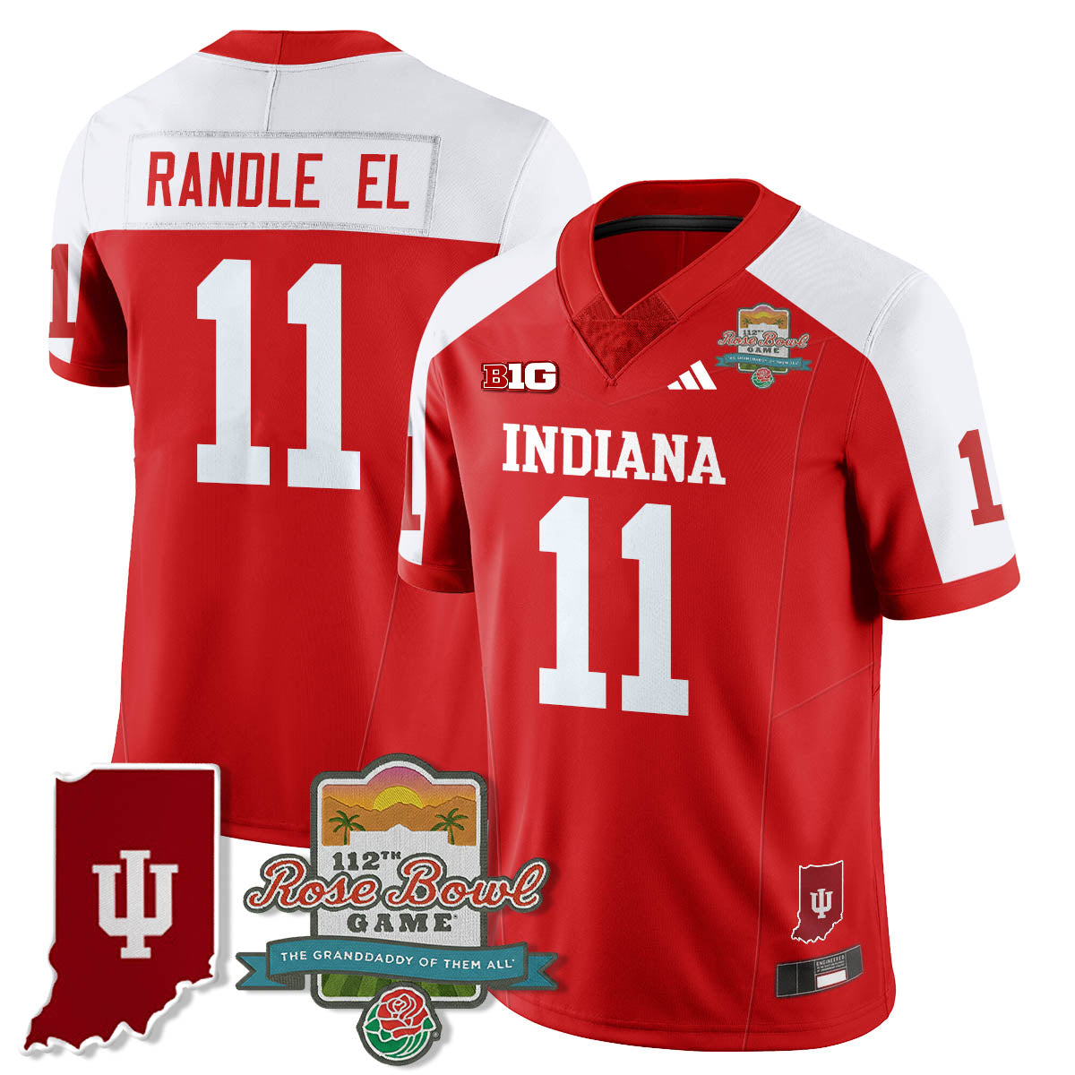 IND Vapor Limited Football Jersey - Rose Bowl 112th