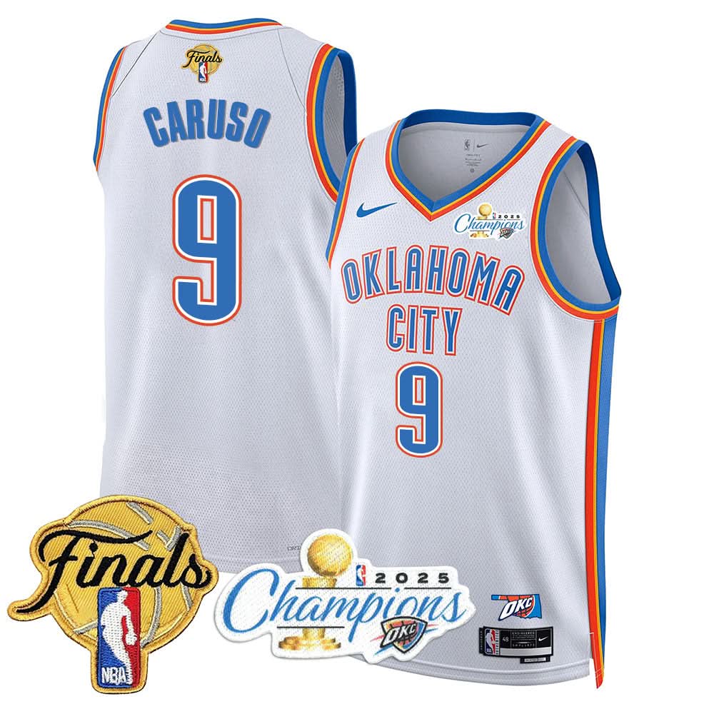 OKC 2025 Basketball  Champions Jersey - Stitched