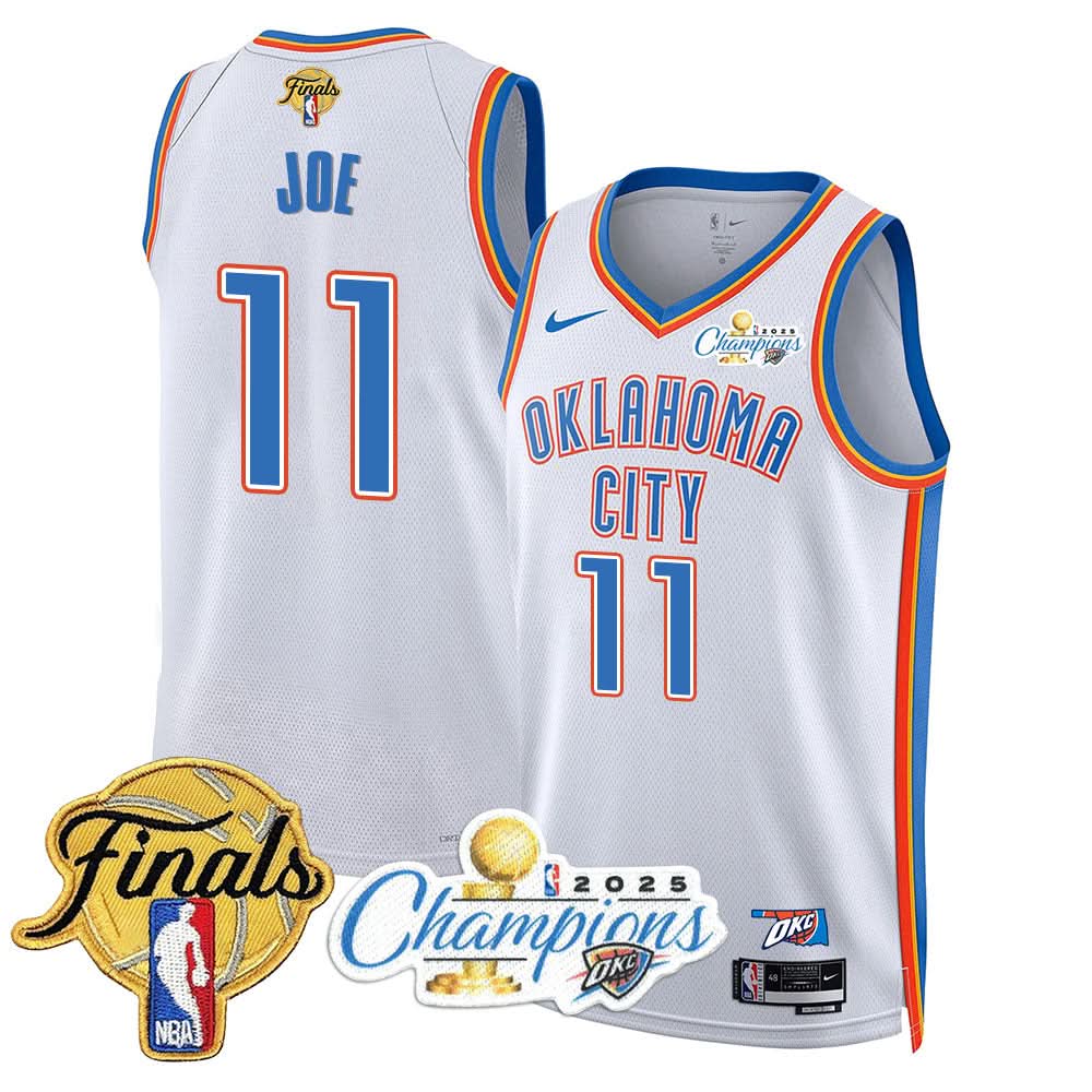 OKC 2025 Basketball  Champions Jersey - Stitched