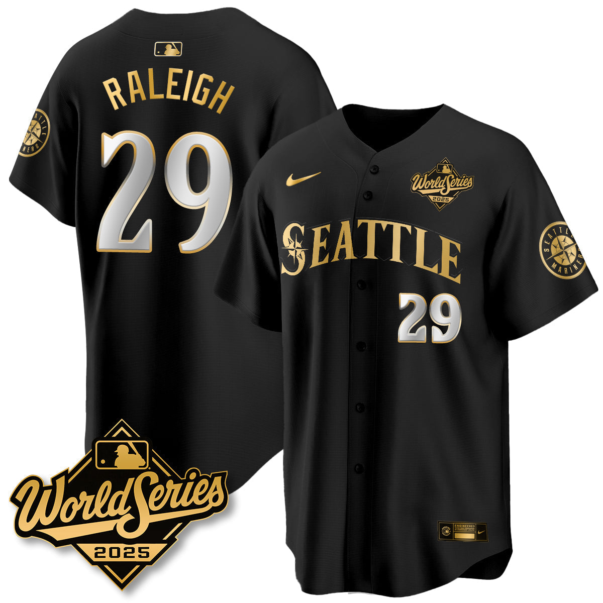 SEA 2025 World Series Gold Jersey - Stitched