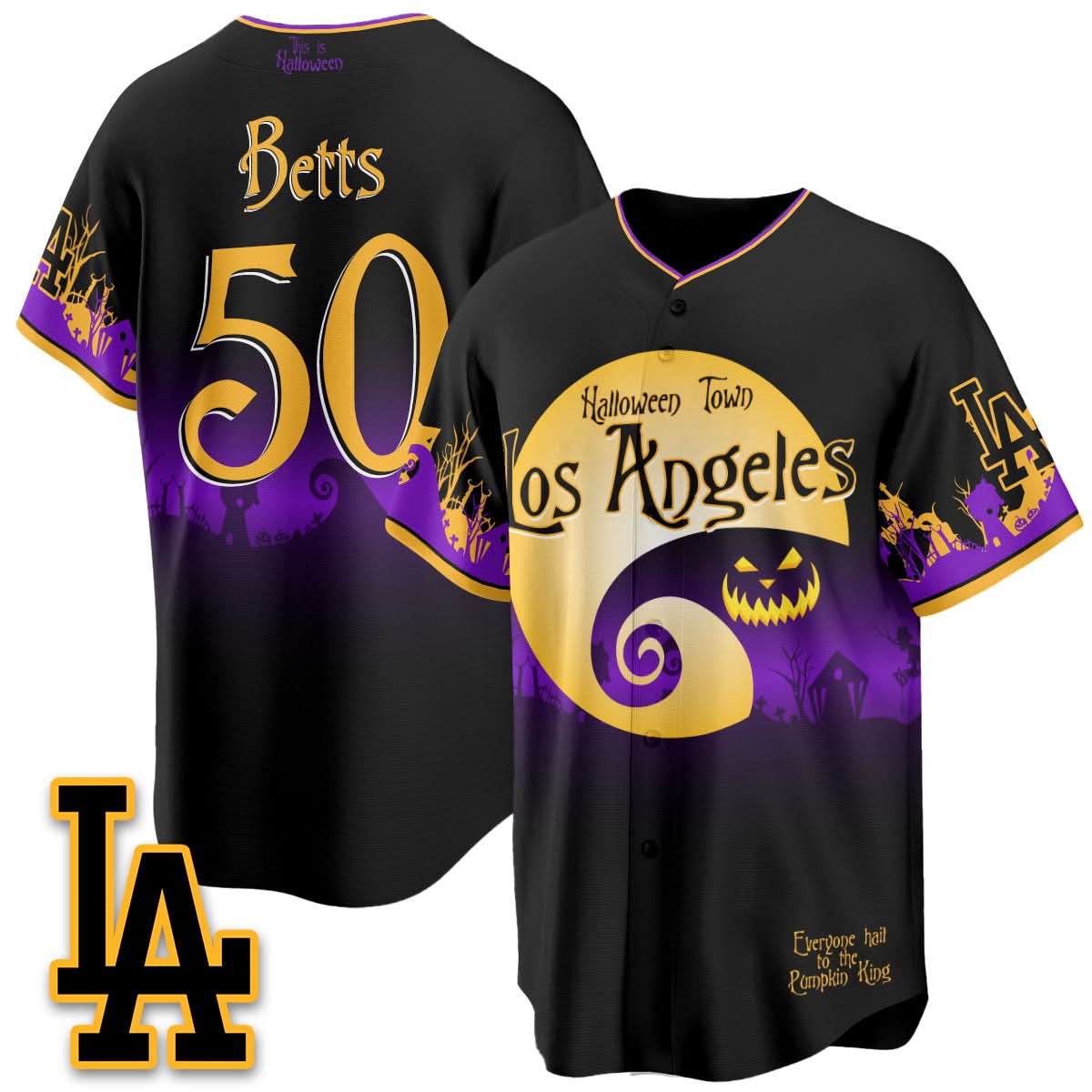 LAD "Halloween Town" Limited Jersey - Stitched