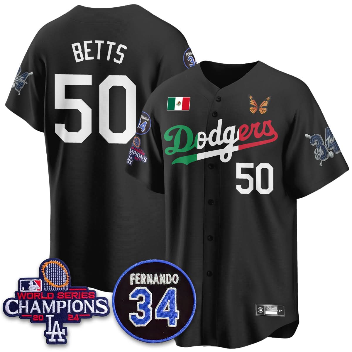 LAD Mexican "For 34" Jersey - Stitched