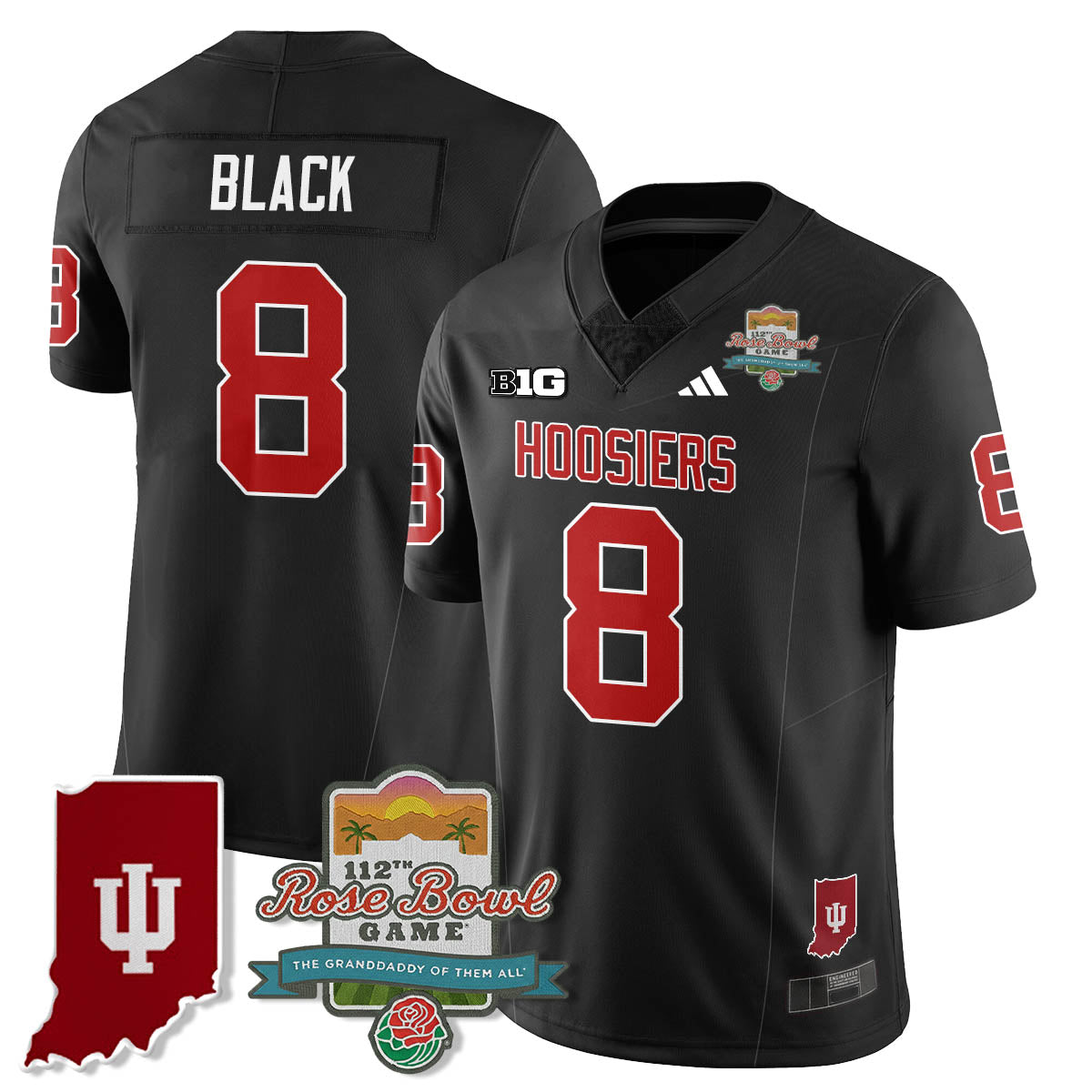 IND Vapor Limited Football Jersey - Rose Bowl 112th