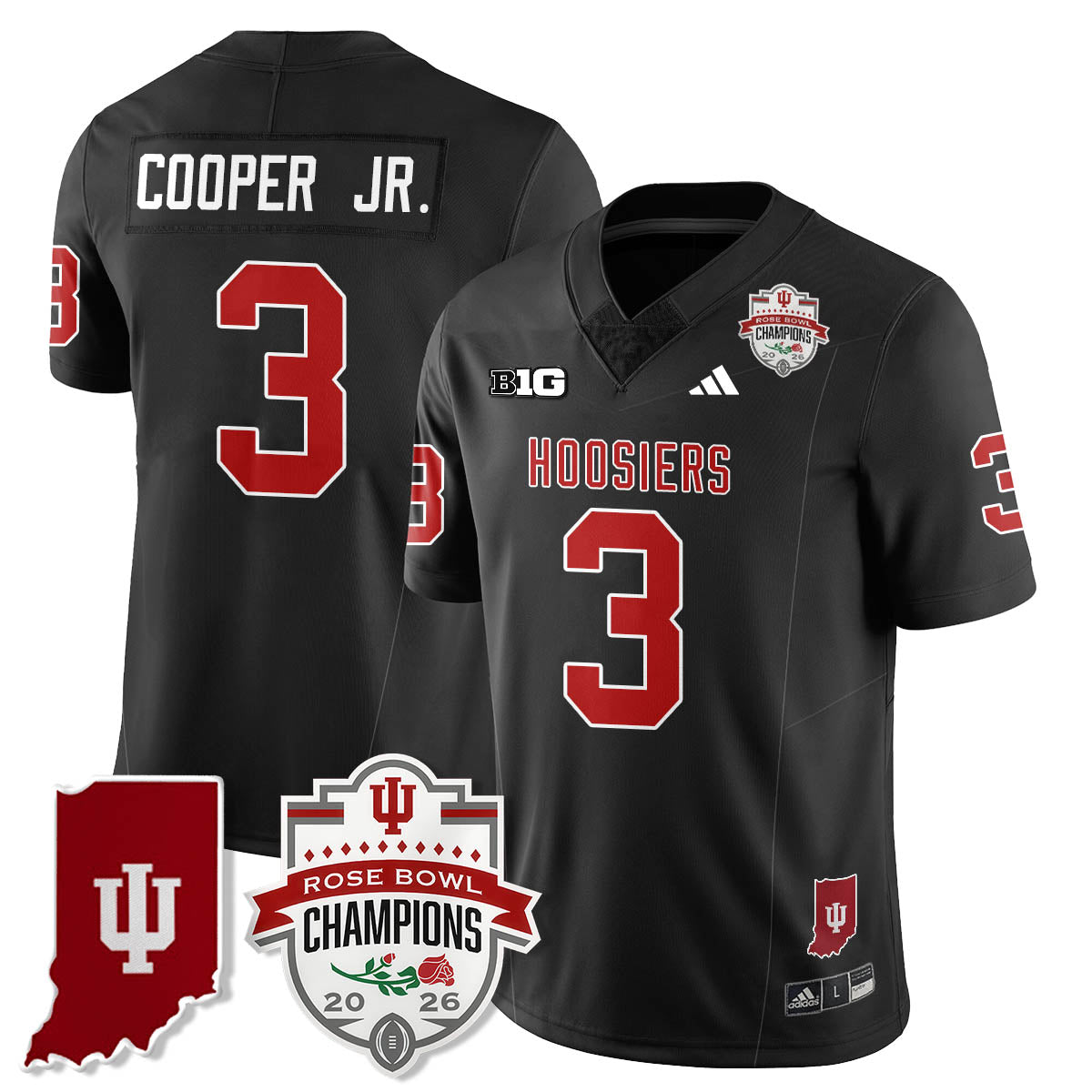 IND Vapor Limited Football Jersey - Rose Bowl Champions