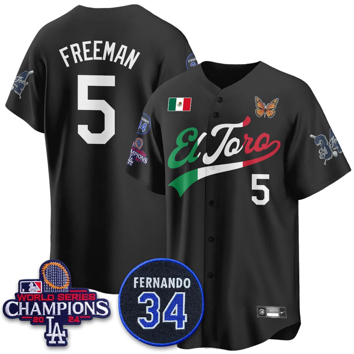 LAD Mexican "El Toro" Jersey - Stitched