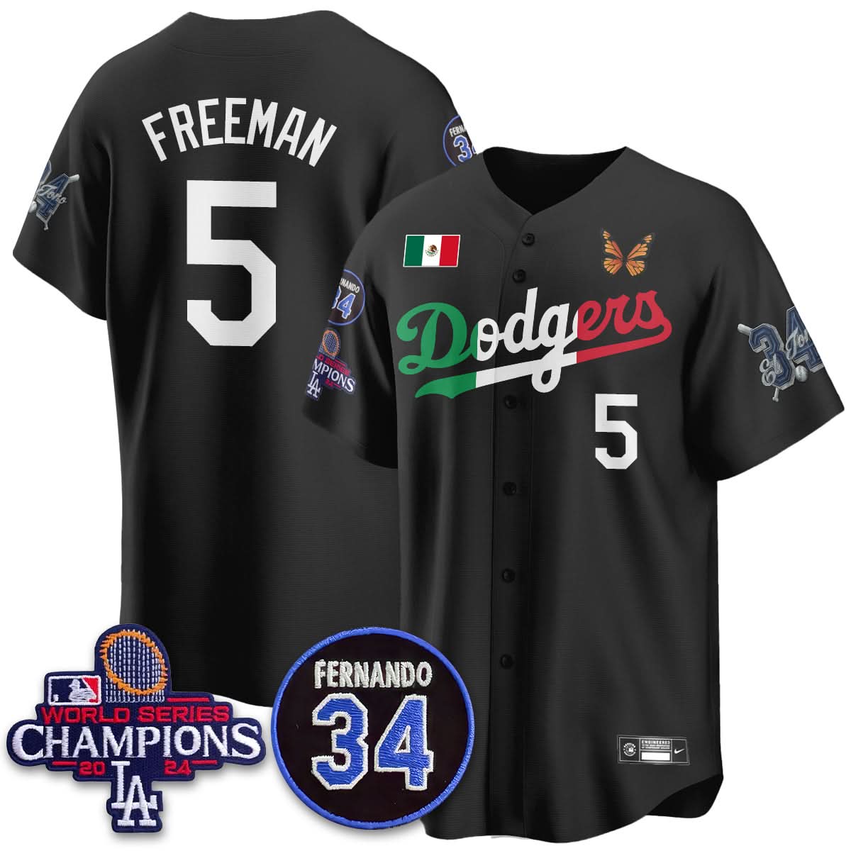 LAD Mexican "For 34" Jersey - Stitched