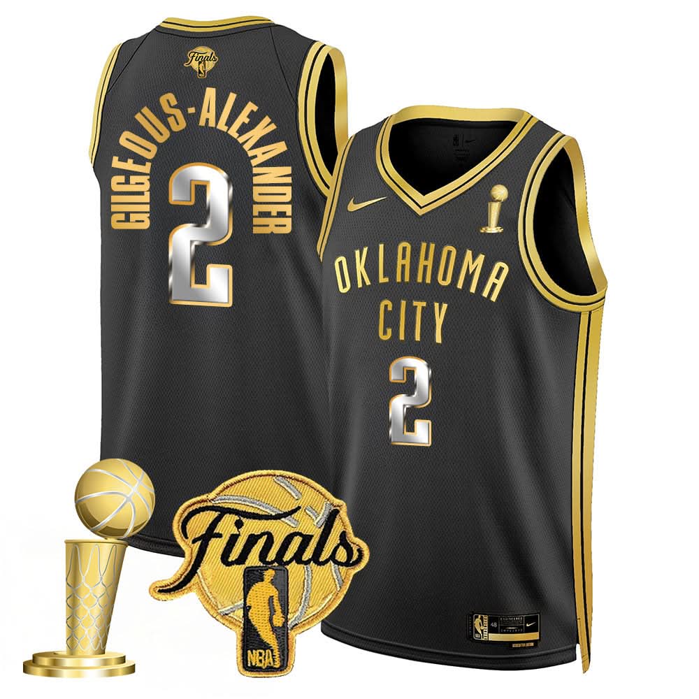 OKC 2024-25 Champions Jersey - Stitched