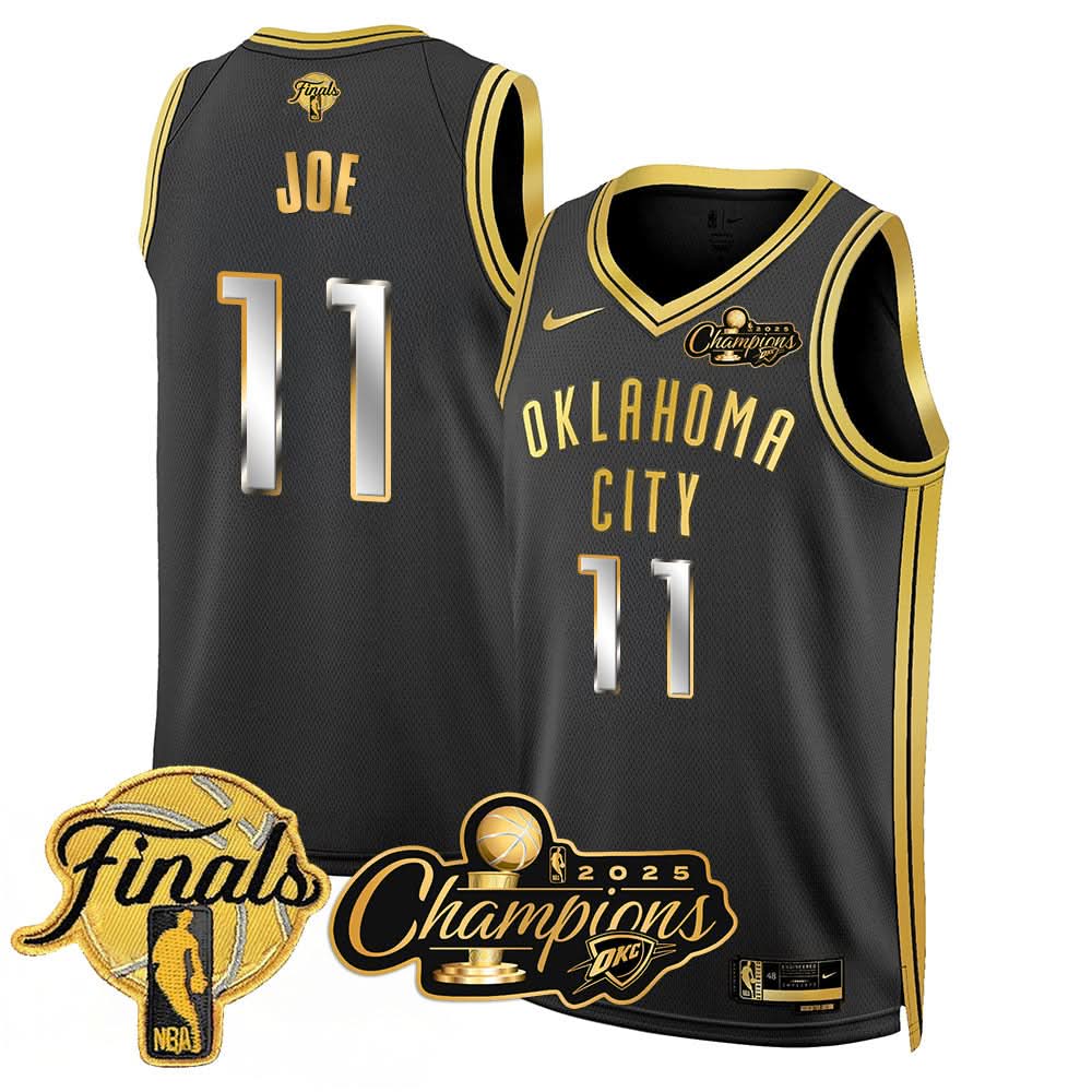 OKC 2025 Basketball  Champions Jersey - Stitched