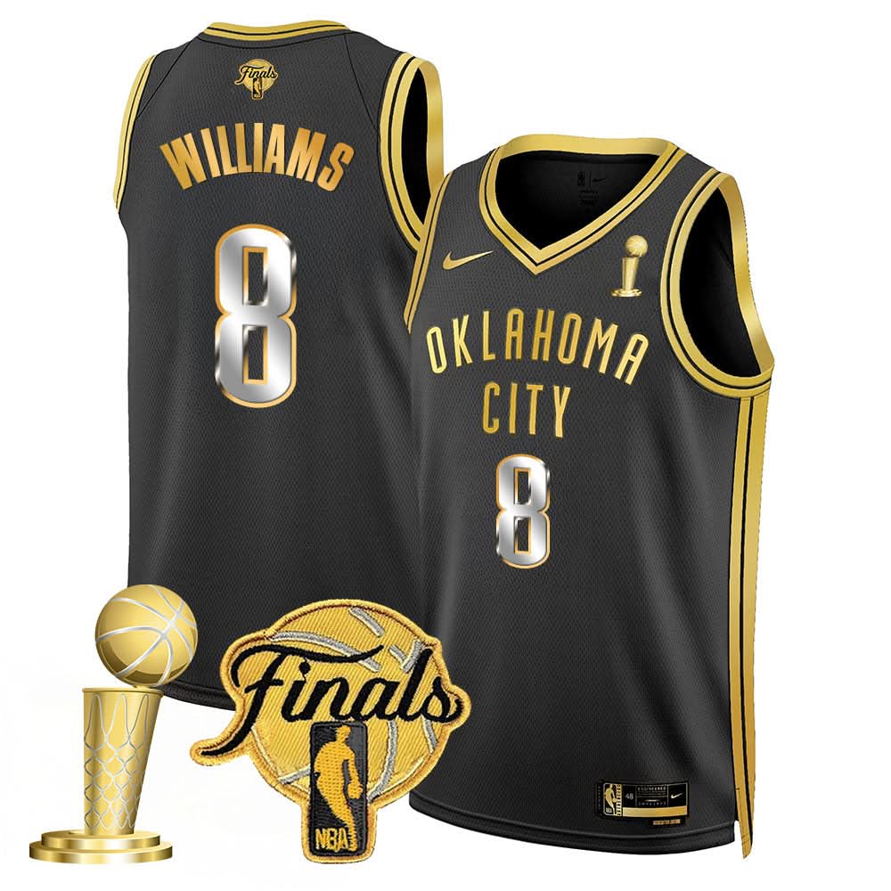 OKC 2024-25 Champions Jersey - Stitched