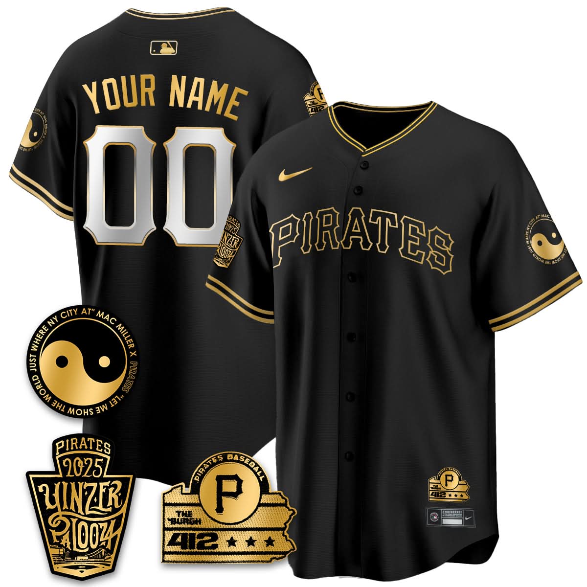PP Yinzerpalooza 2025 Limited Custom Jersey - Stitched