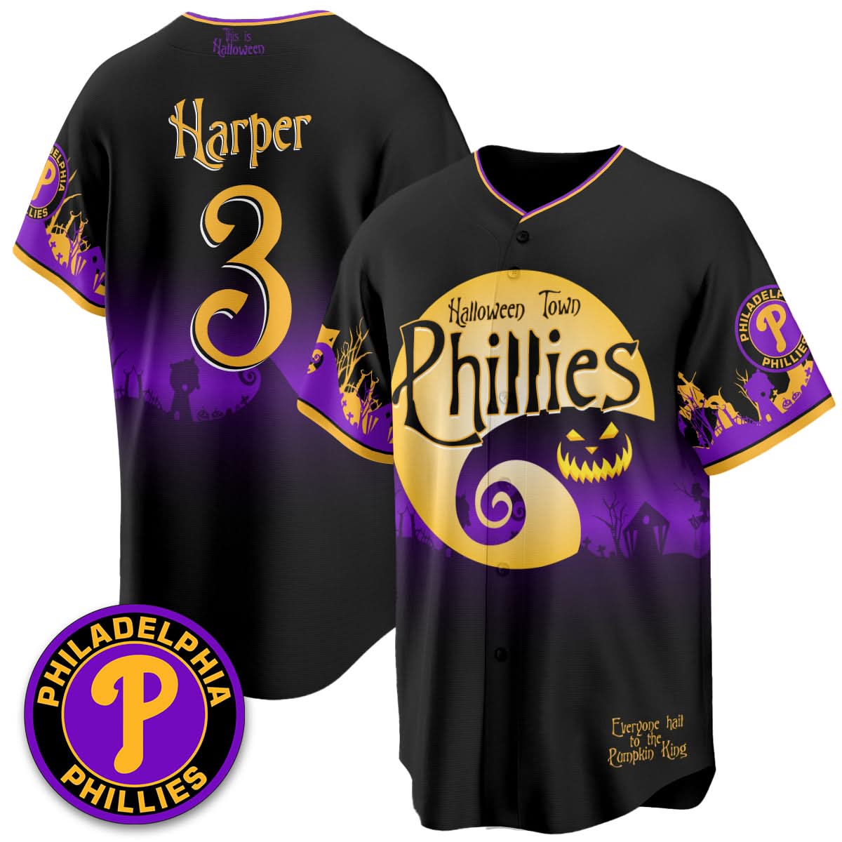 PP "Halloween Town" Limited Jersey - Stitched