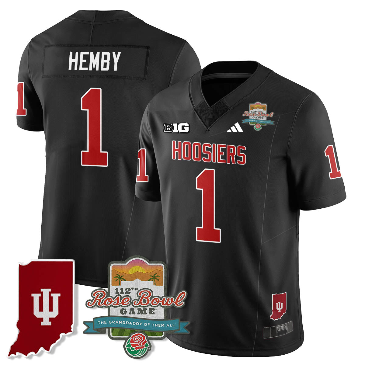 IND Vapor Limited Football Jersey - Rose Bowl 112th
