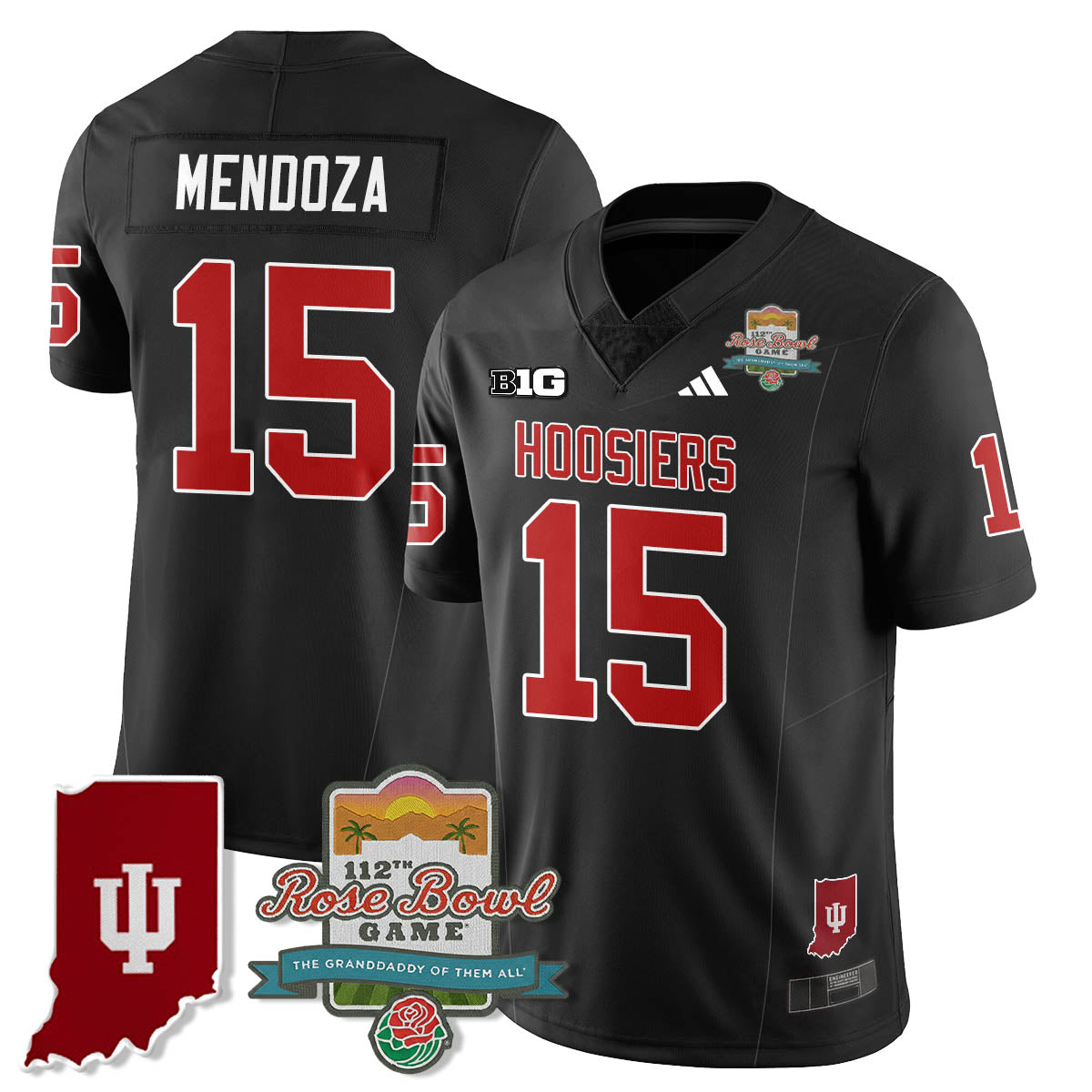 IND Vapor Limited Football Jersey - Rose Bowl 112th