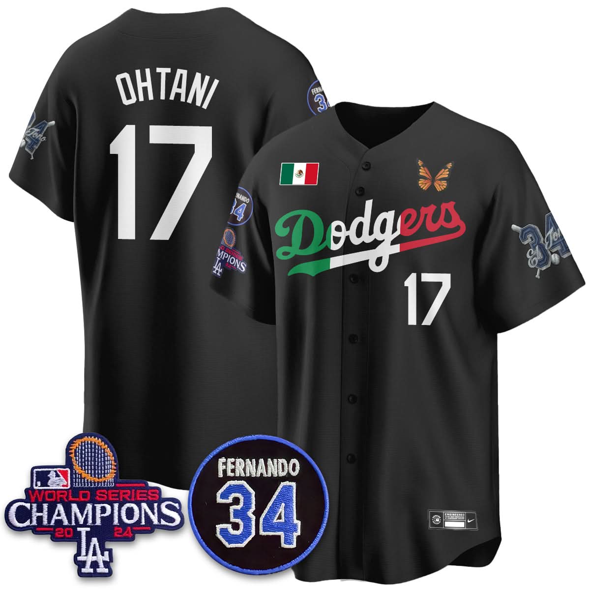 LAD Mexican "For 34" Jersey - Stitched