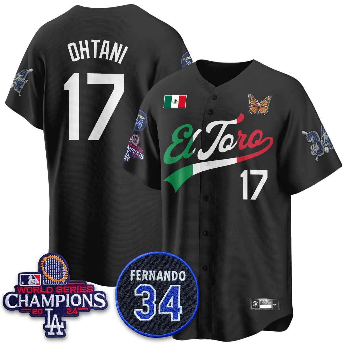 LAD Mexican "El Toro" Jersey - Stitched
