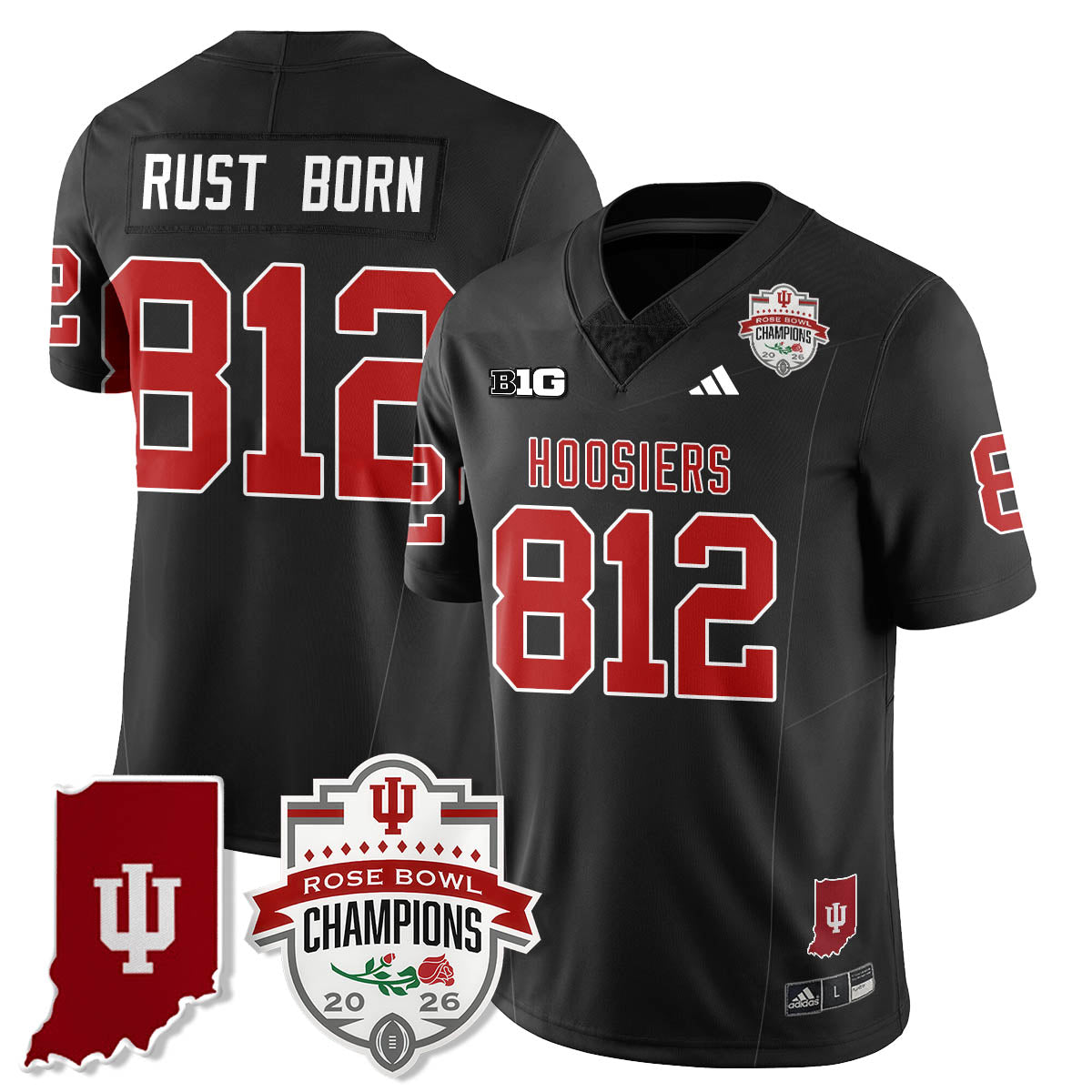 IND Vapor Limited Football Jersey - Rose Bowl Champions
