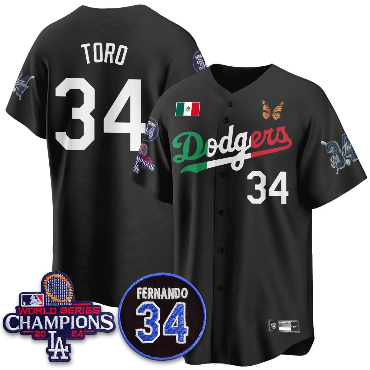 LAD Mexican "For 34" Jersey - Stitched