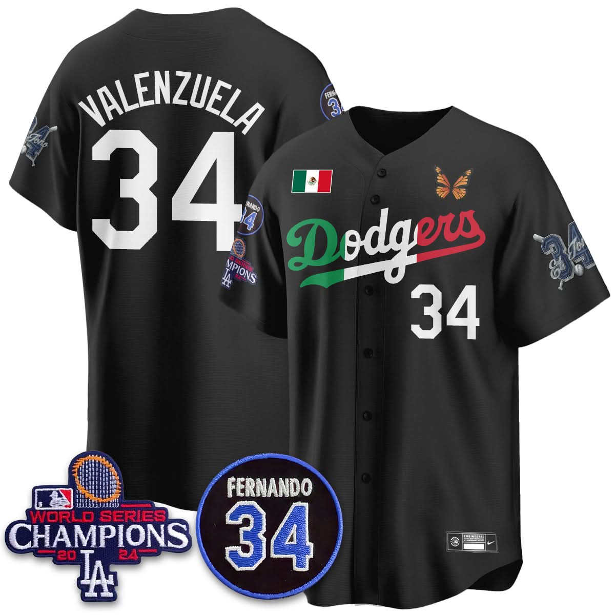 LAD Mexican "For 34" Jersey - Stitched