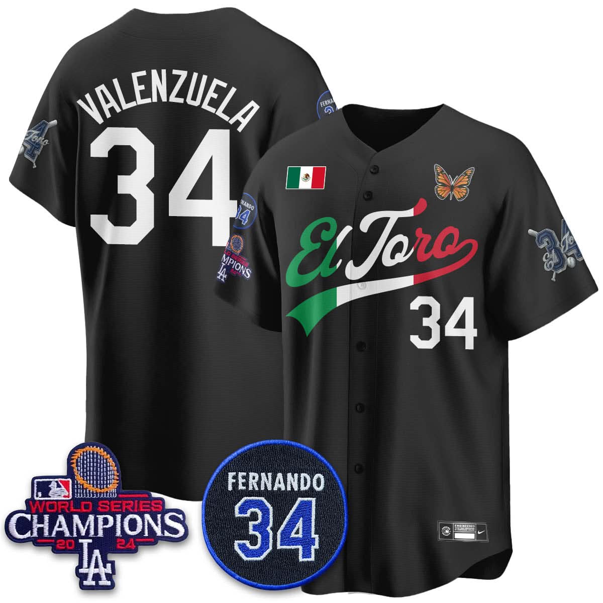 LAD Mexican "El Toro" Jersey - Stitched