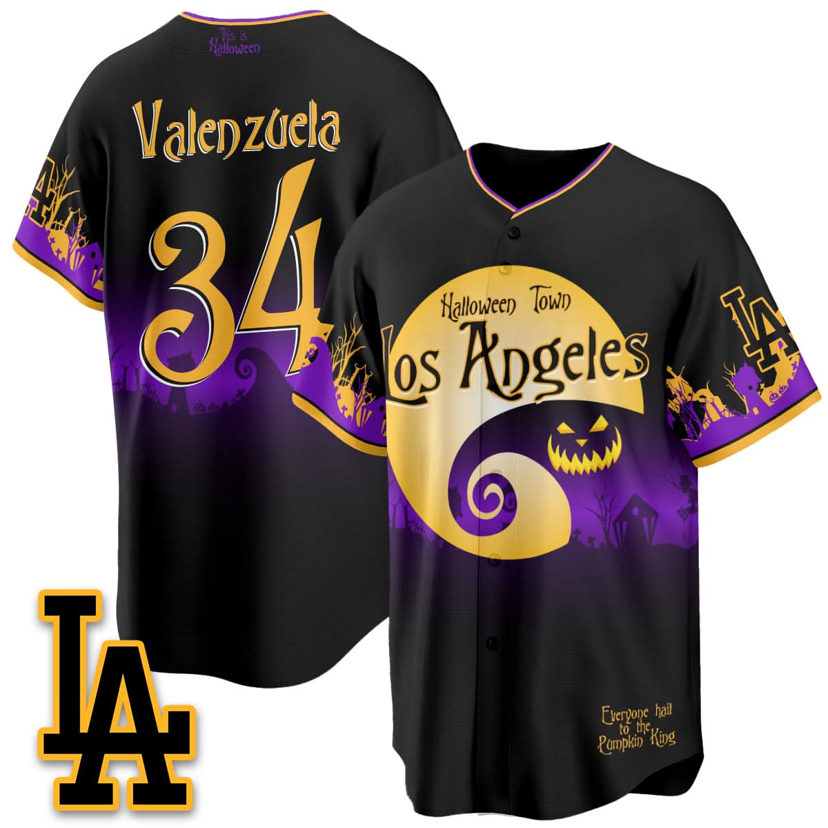 LAD "Halloween Town" Limited Jersey - Stitched