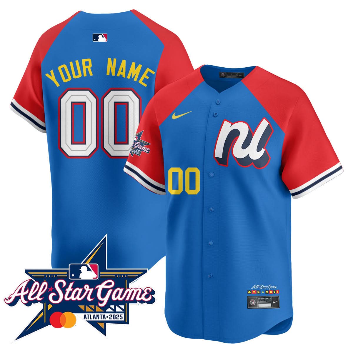 National League 2025 MLB All-Star Custom Jersey - Stitched