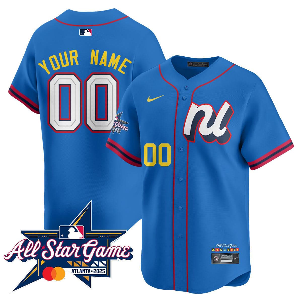 National League 2025 MLB All-Star Custom Jersey - Stitched