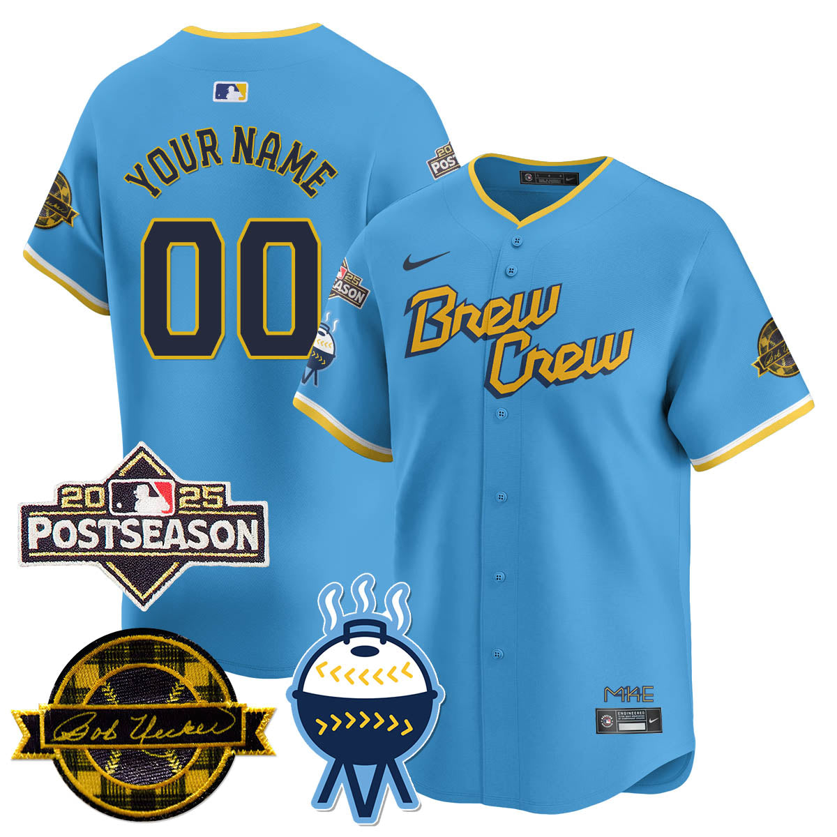 MB 2025 Postseason Custom Jersey - Stitched