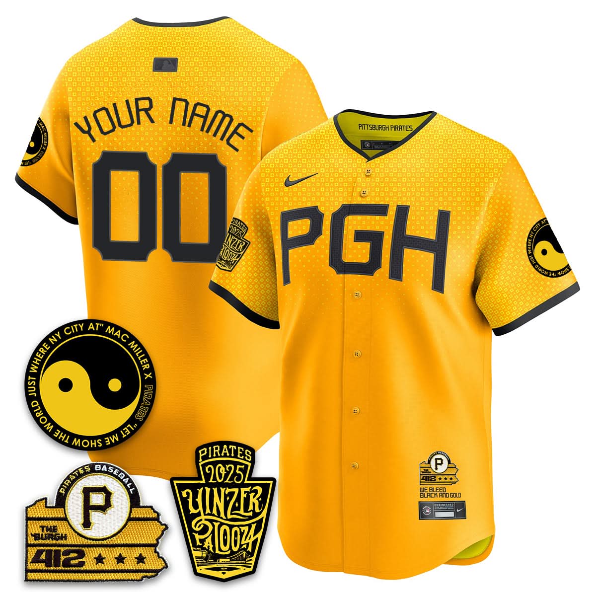 PP Yinzerpalooza 2025 Limited Custom Jersey - Stitched
