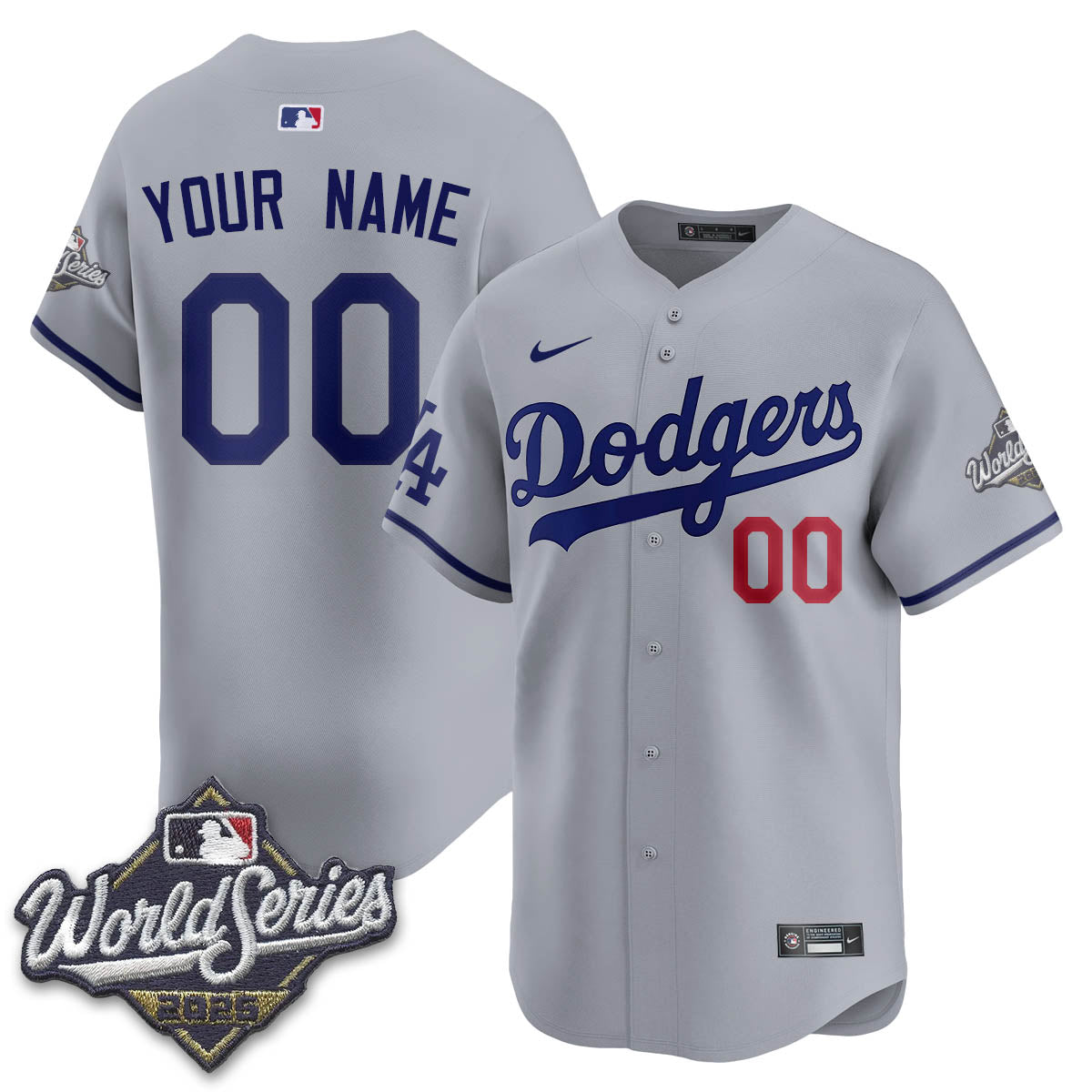 LAD 2025 World Series Custom Jersey - Stitched