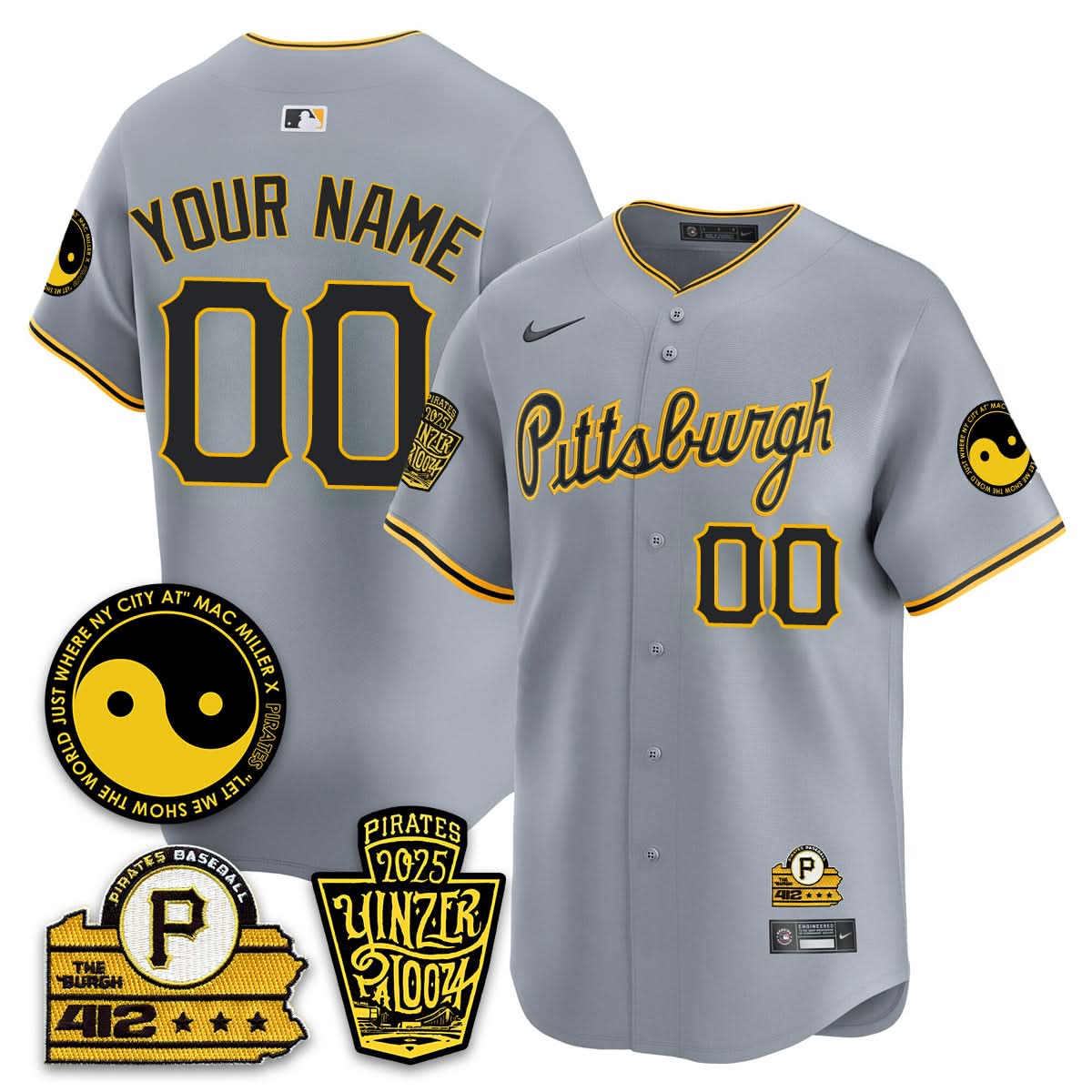 PP Yinzerpalooza 2025 Limited Custom Jersey - Stitched