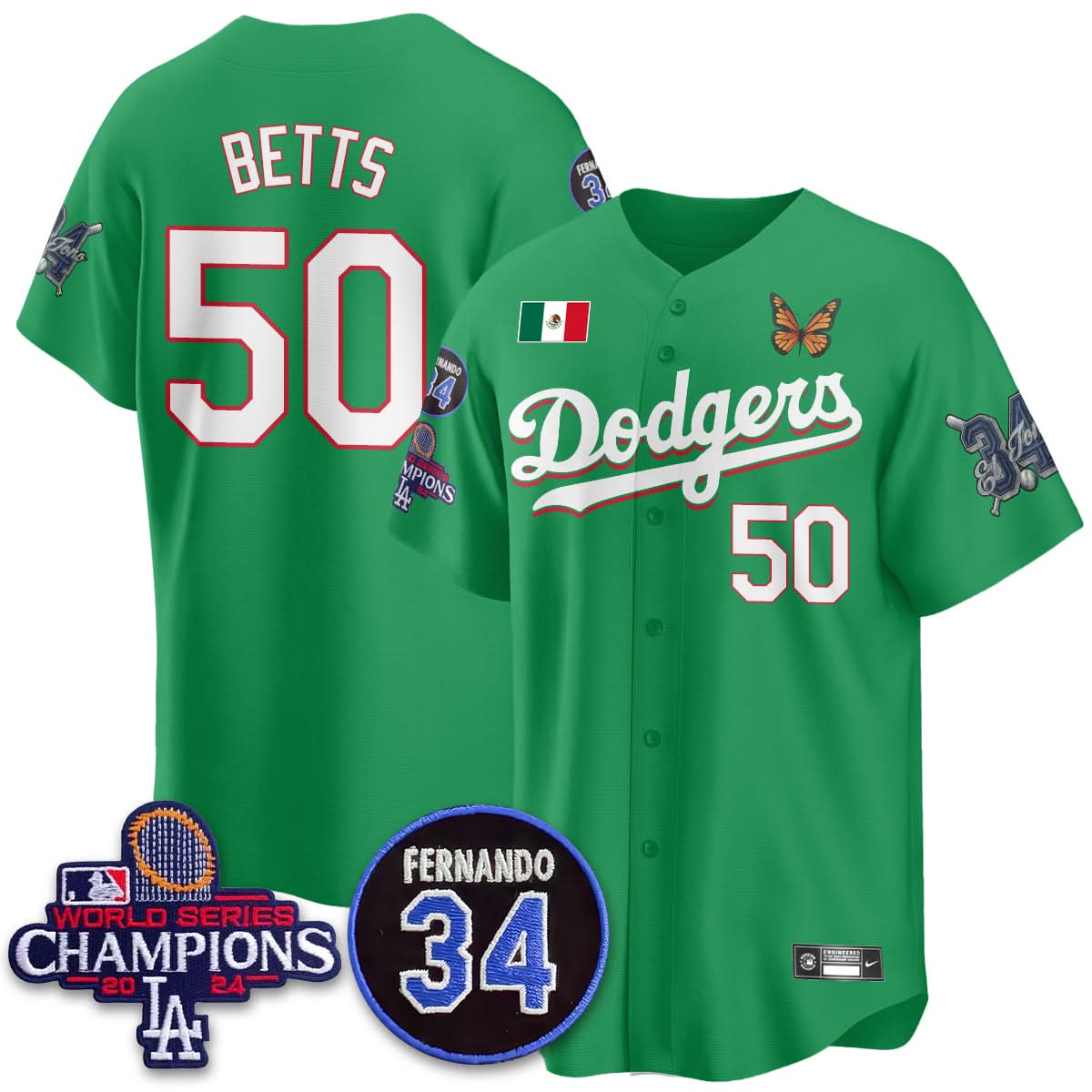 LAD Mexican "For 34" Jersey - Stitched