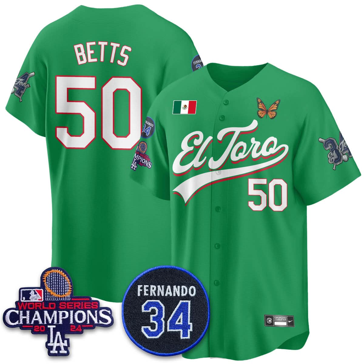 LAD Mexican "El Toro" Jersey - Stitched