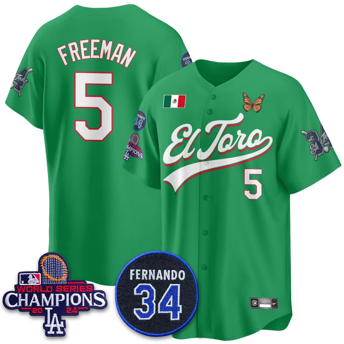 LAD Mexican "El Toro" Jersey - Stitched