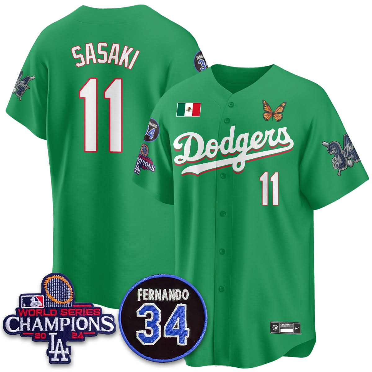 LAD Mexican "For 34" Jersey - Stitched