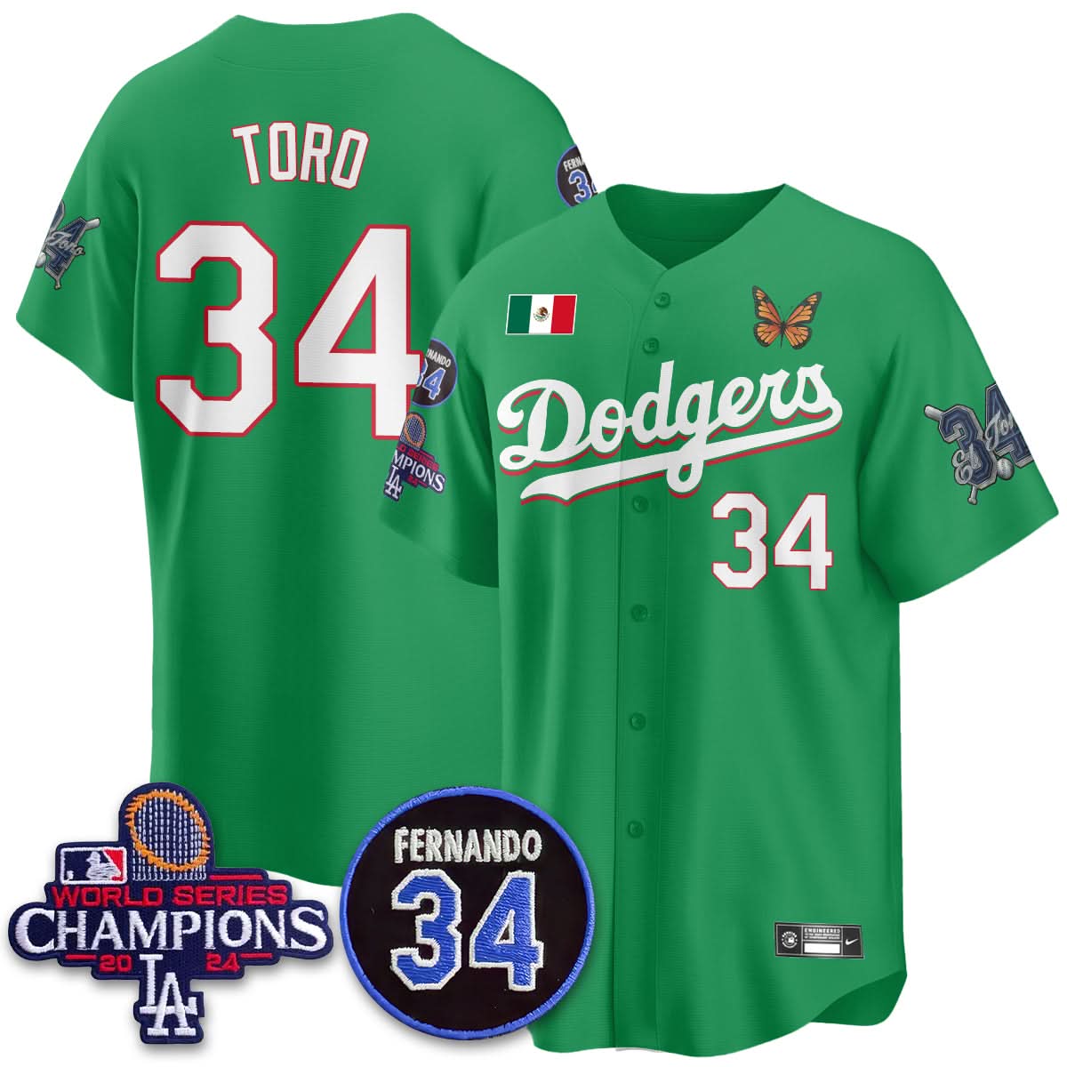 LAD Mexican "For 34" Jersey - Stitched