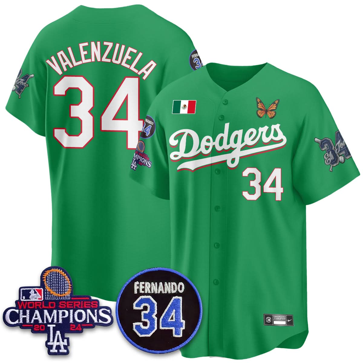LAD Mexican "For 34" Jersey - Stitched