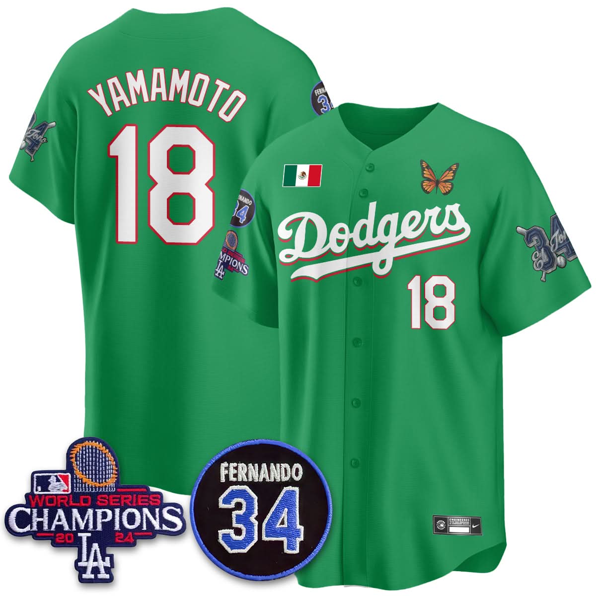 LAD Mexican "For 34" Jersey - Stitched