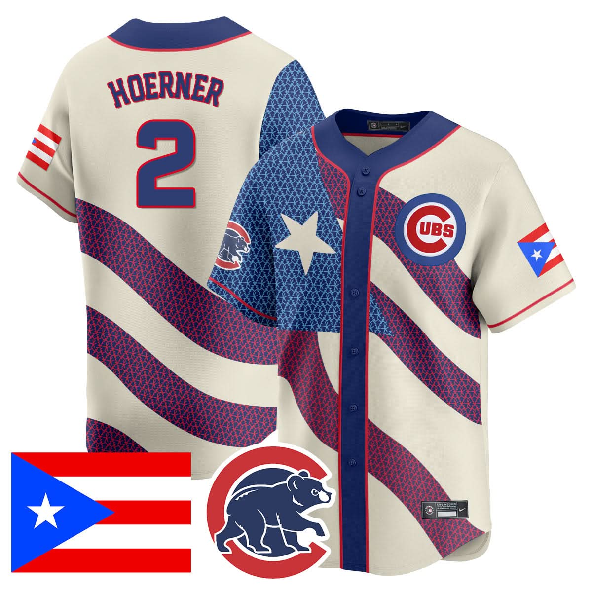 CC Puerto Rican Heritage Jersey V2 - Stitched