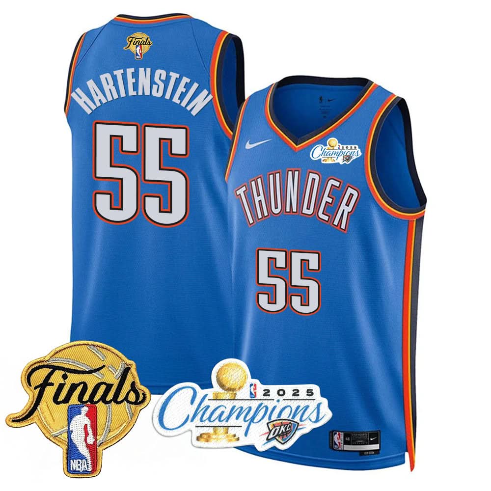 OKC 2025 Basketball  Champions Jersey - Stitched